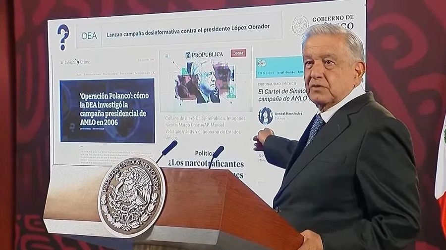 “Prensa subordinada al poder”: Niega AMLO financiamiento del Cártel de Sinaloa