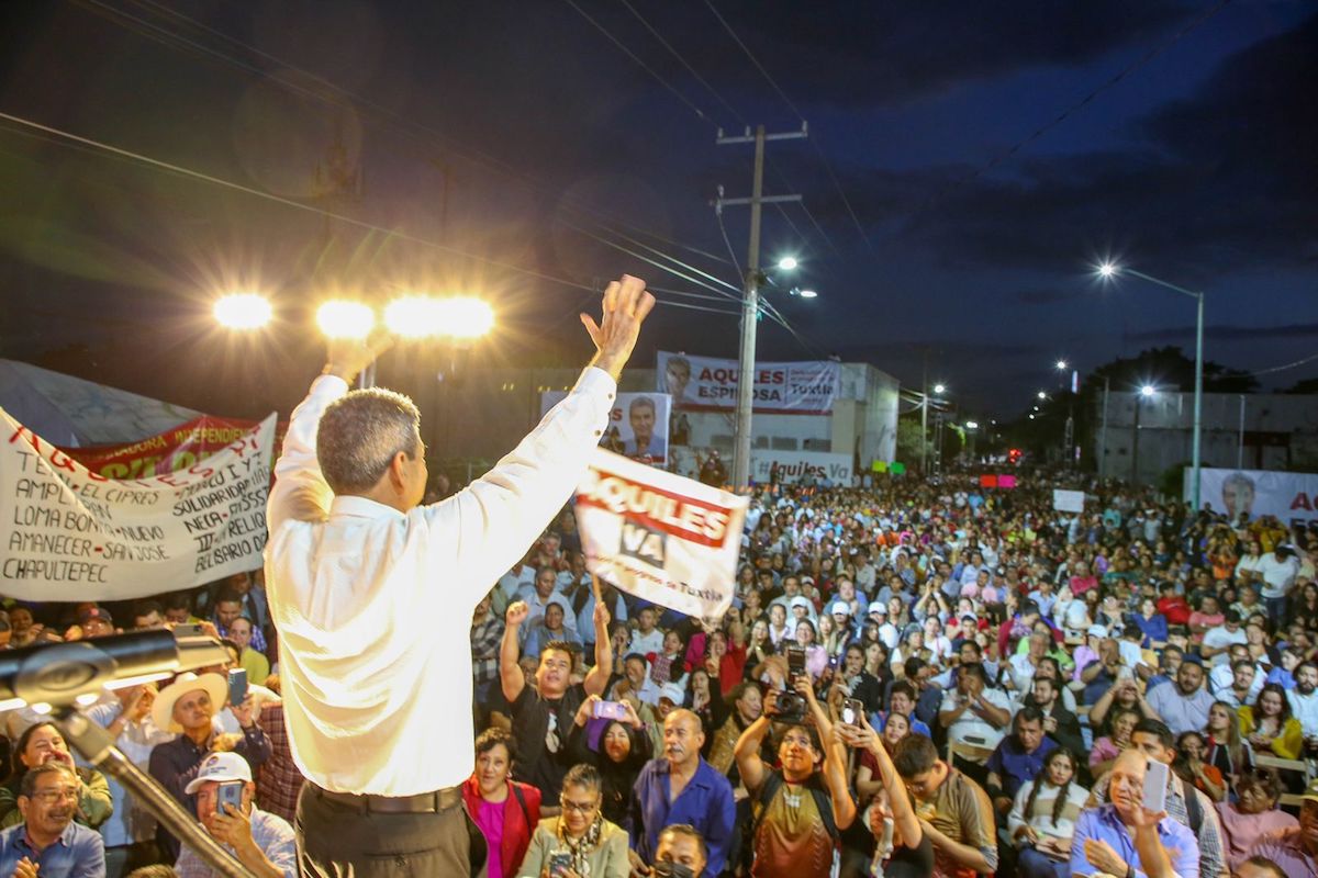 Anda contenta la gente: Aquiles Espinosa será el candidato