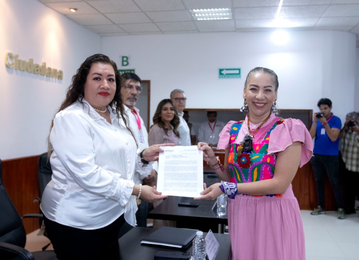 Recibe IEPC solicitud de registro de candidata a la gubernatura por la coalición “Fuerza y Corazón por Chiapas”