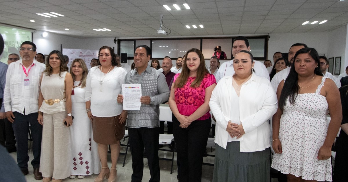 Recibe IEPC solicitud de registro de candidato a la gubernatura por la coalición “Sigamos Haciendo Historia en Chiapas”