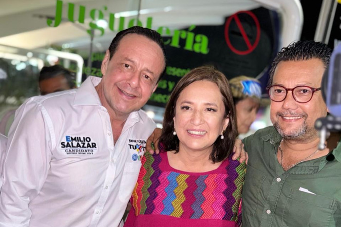 Xóchitl Gálvez llama a votar por Emilio Salazar y recuperar la paz en Chiapas