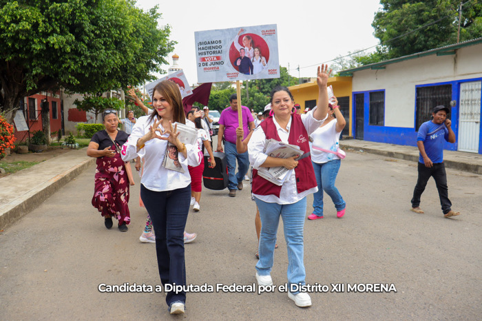 Rosy Urbina refuerza su campaña electoral con amplio respaldo en el Distrito XII Federal