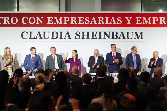 Claudia Sheinbaum presenta su proyecto de nación ante empresarios y empresarias