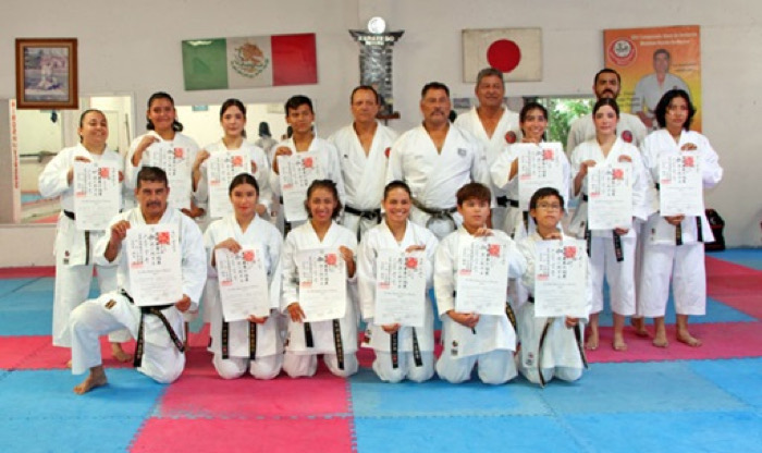Shotokan Karate Do México entrega oficialmente certificadosinternacionales de Cintas Negras y Grados Mayores