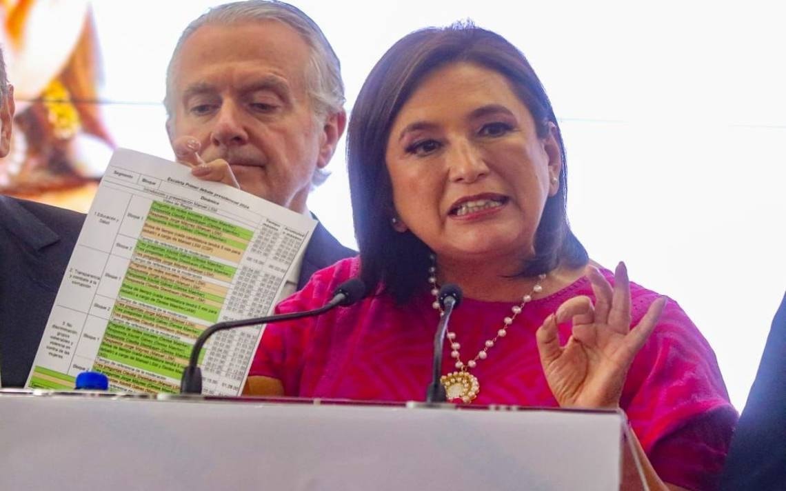 Xóchitl Gálvez solicitó suspender las mañaneras de López Obrador