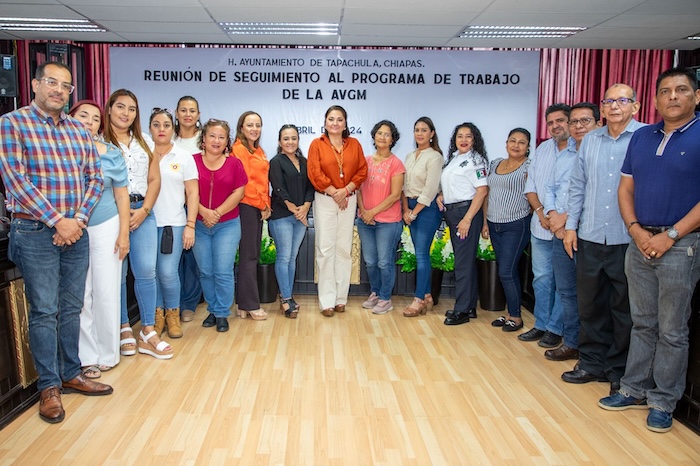 Realizan reunión de seguimiento para atención a violencia contra las mujeres en Tapachula