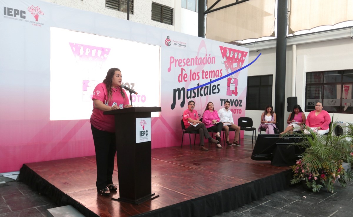 Presenta IEPC temas musicales para la promoción del voto