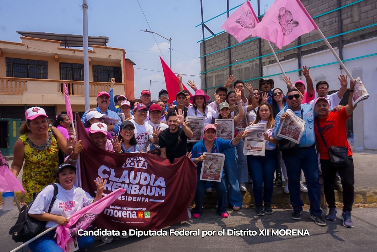 Rosy Urbina refuerza su campaña en Tapachula con brigadas de apoyo