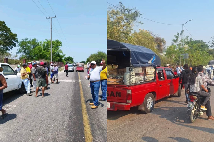 Doble bloqueo: Manifestaciones cierran carreteras en Ocosingo y Tonalá