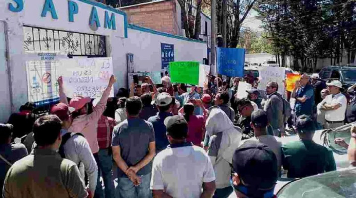 Falta de agua desata marchas y bloqueos en SCLC