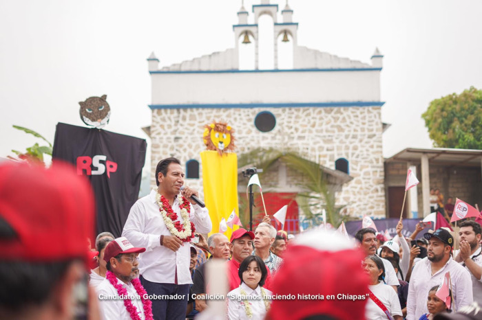 Mi compromiso es la pacificación de los pueblos de Chiapas: Eduardo Ramírez