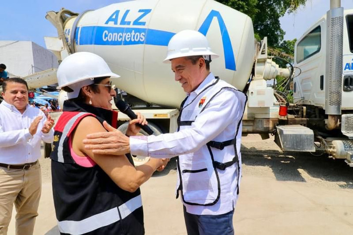 Constata Rutilio Escandón avance de la obra del Paso a Desnivel Vehicular San Juan, en Tapachula