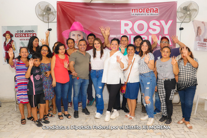 Elecciones sin trampas, pide Rosy Urbina y llama a votar por Morena