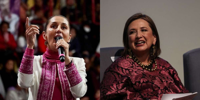 Sheinbaum desacredita encuesta que sitúa a Xochitl como líder en la carrera presidencial