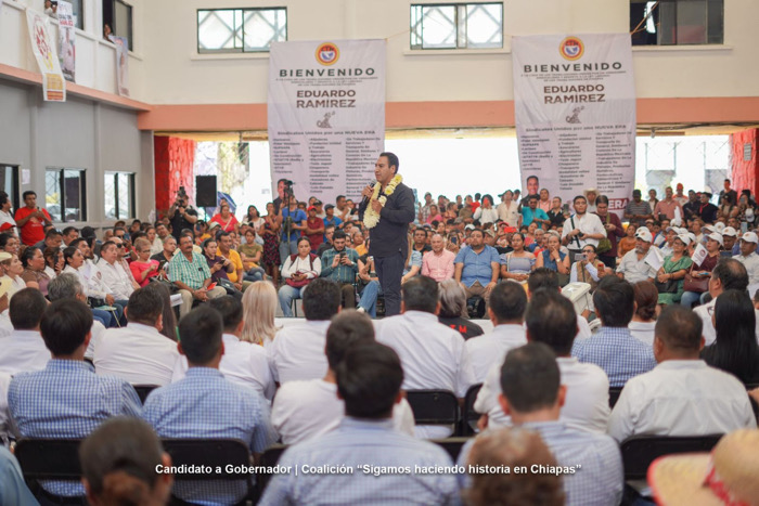 En la nueva era nos sentiremos orgullosos de ser chiapanecos y chiapanecas: Eduardo Ramírez