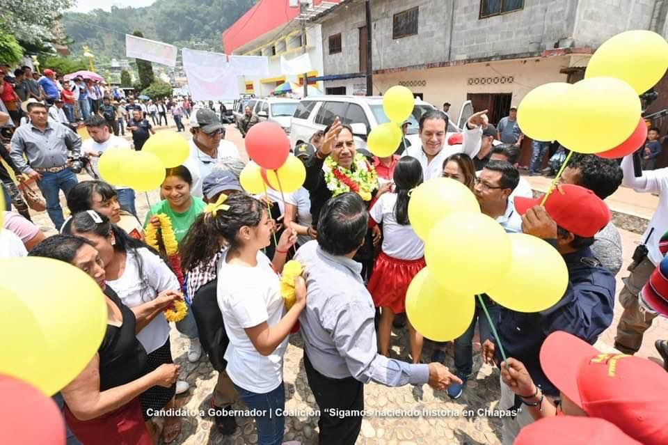 Eduardo Ramírez hace recorrido por la paz en la Sierra de Chiapas