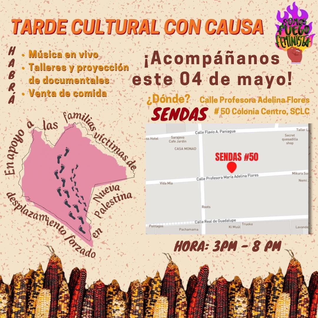 Tarde Cultural con Causa en solidaridad con víctimas de desplazamiento forzado