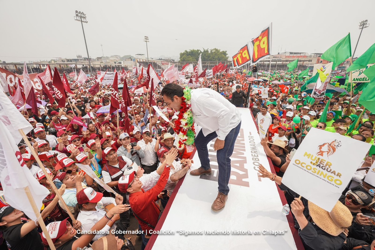 Miles celebran propuesta de autopista Ocosingo a Palenque de Eduardo Ramírez