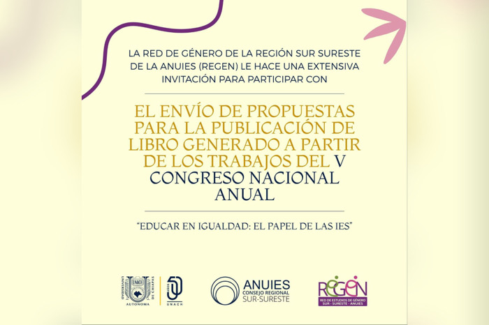 Invita UNACH a participar en la publicación del libro generado a partir de los trabajos del V Congreso Nacional Anual