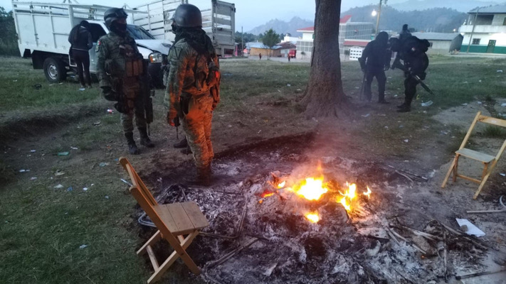 Reportan incidentes ante descontentos por los resultados electorales