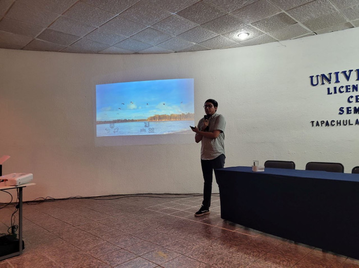 Presentan estudiantes en Sistemas Costeros de la UNACH resultados de investigación de la dársena de Puerto Chiapas