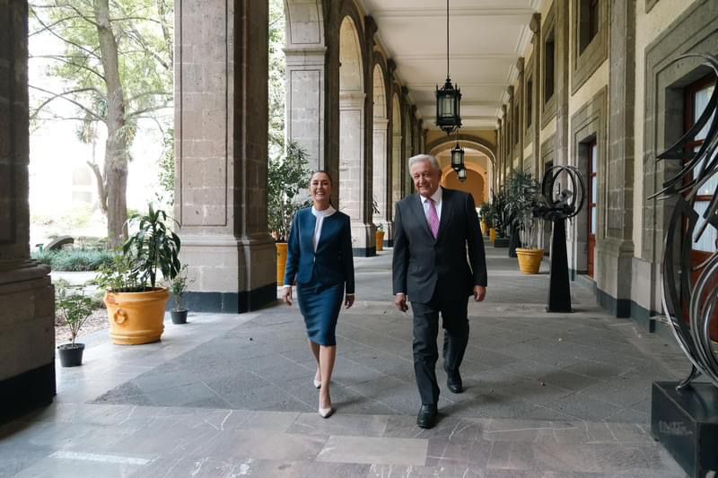 “Fue una reunión muy emotiva histórica”: Claudia Sheinbaum sostiene encuentro con el presidente Andrés Manuel López Obrador