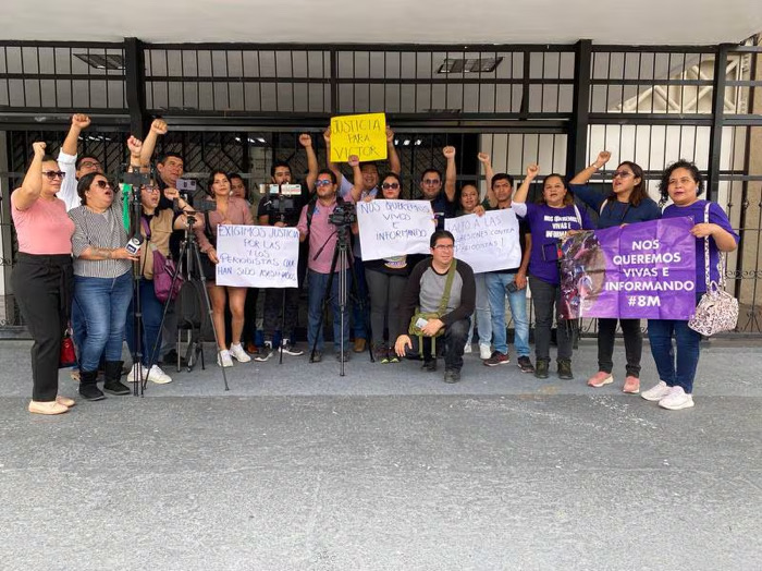 Periodistas denuncian falta de seguridad y exigen justicia por el asesinato de Víctor Culebro