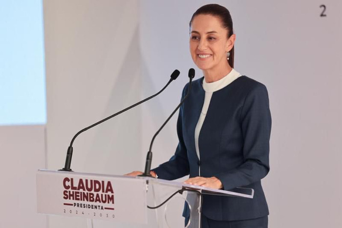 Claudia Sheinbaum anuncia la construcción de tres mil kilómetros de tren de pasajeros en el norte del país