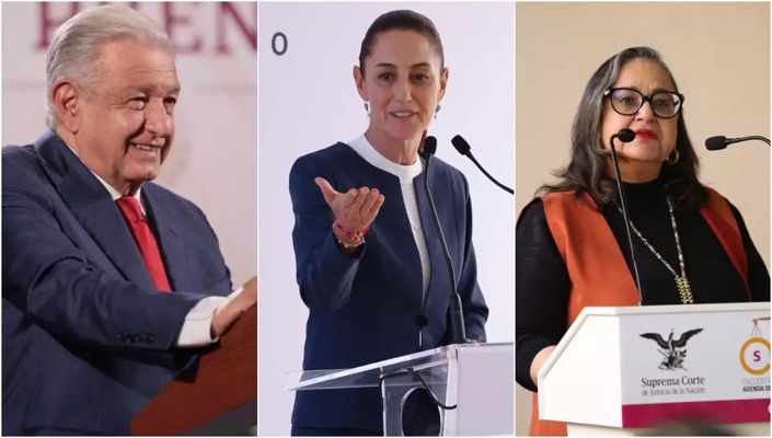 AMLO y Sheinbaum rechazan reunirse con Norma Piña para discutir la reforma judicial