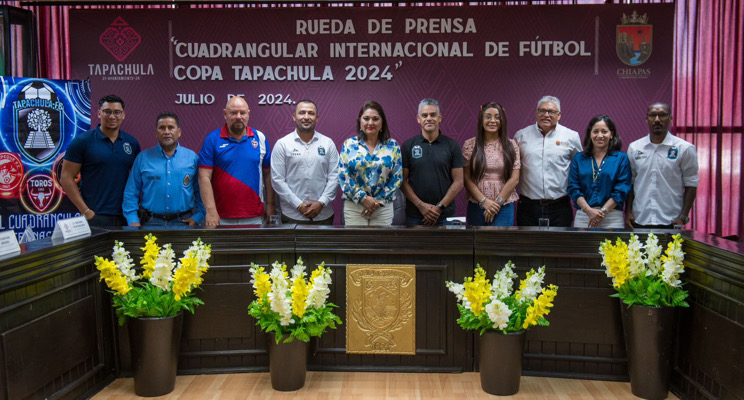 Anuncian cuadrangular internacional de fútbol Copa Tapachula 2024