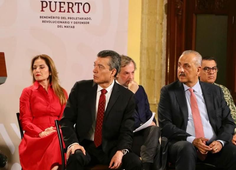 Reconoce Rutilio Escandón al presidente AMLO por la consolidación del Tren Maya y beneficios en Chiapas