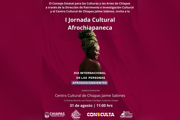 Celebran aportes afrodescendientes con la Primera Jornada Cultural Afrochiapaneca