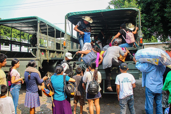 Solicitan ayuda humanitaria ante aumento del número de desplazados en Motozintla