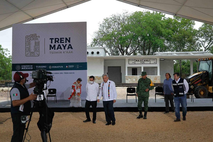 Destinan 226 millones de pesos a eventos de AMLO en el Tren Maya