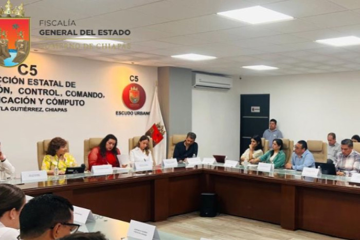 Participa FGE en Mesa de Estrategia de Seguridad y Protección en el marco de las Elecciones Extraordinarias en Chiapas