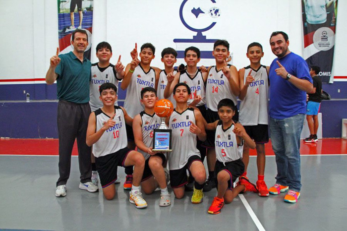 Tuxtla Campeón Estatal de Básquetbol ADEMEBA U11 varonil y base de la Selección Chiapas