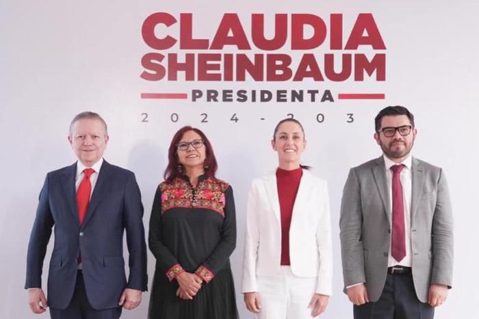 Sheinbaum presenta Arturo Zaldívar, Carlos Torres y Leticia Ramírez como integrantes de su gabinete