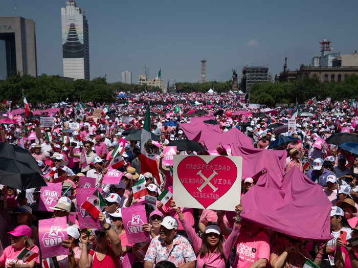 La Marea Rosa regresa para combatir la sobrerrepresentación legislativa de Morena