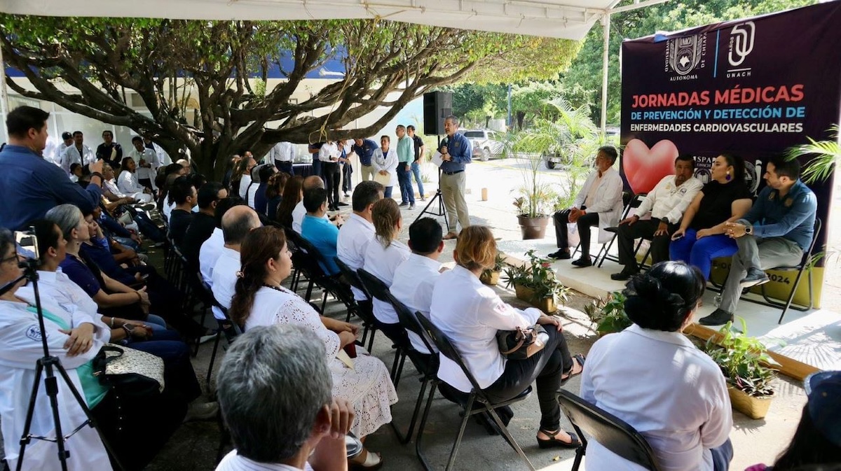 Realizan en la UNACH Jornadas Médicas de Prevención y Detección de Enfermedades Cardiovasculares