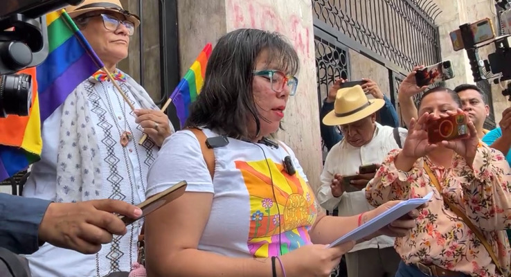 Comunidad LGBTTTIQ+ alza la voz en el Congreso; rechazan designación de diputada plurinominal