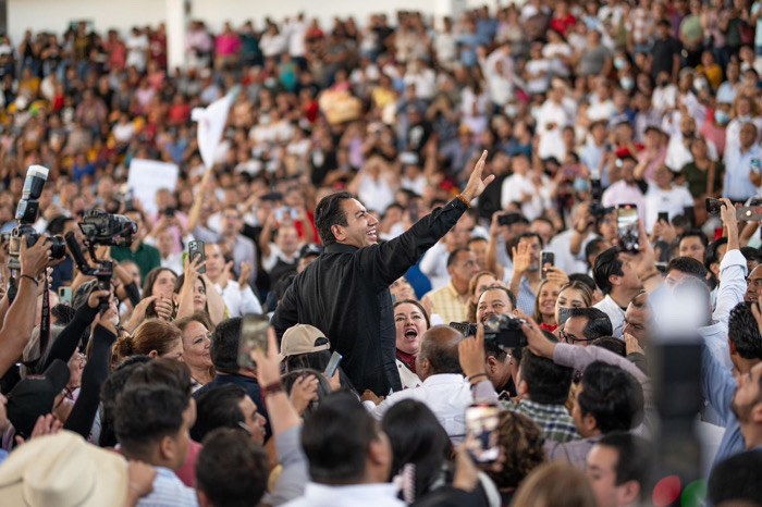 Eduardo Ramírez asiste al Sexto Informe de Gobierno de AMLO