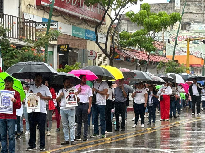 Sexta protesta en Tuxtla contra la reforma al Poder Judicial; advierten sobre consecuencias negativas