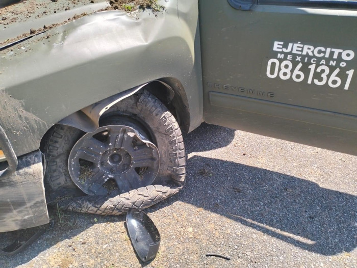 Militares resultan heridos tras volcadura en la carretera Pijijiapan-Mapastepec