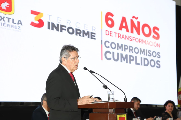 Presenta Carlos Morales Informe de Gobierno: Compromisos Cumplidos, seis años de transformación en Tuxtla