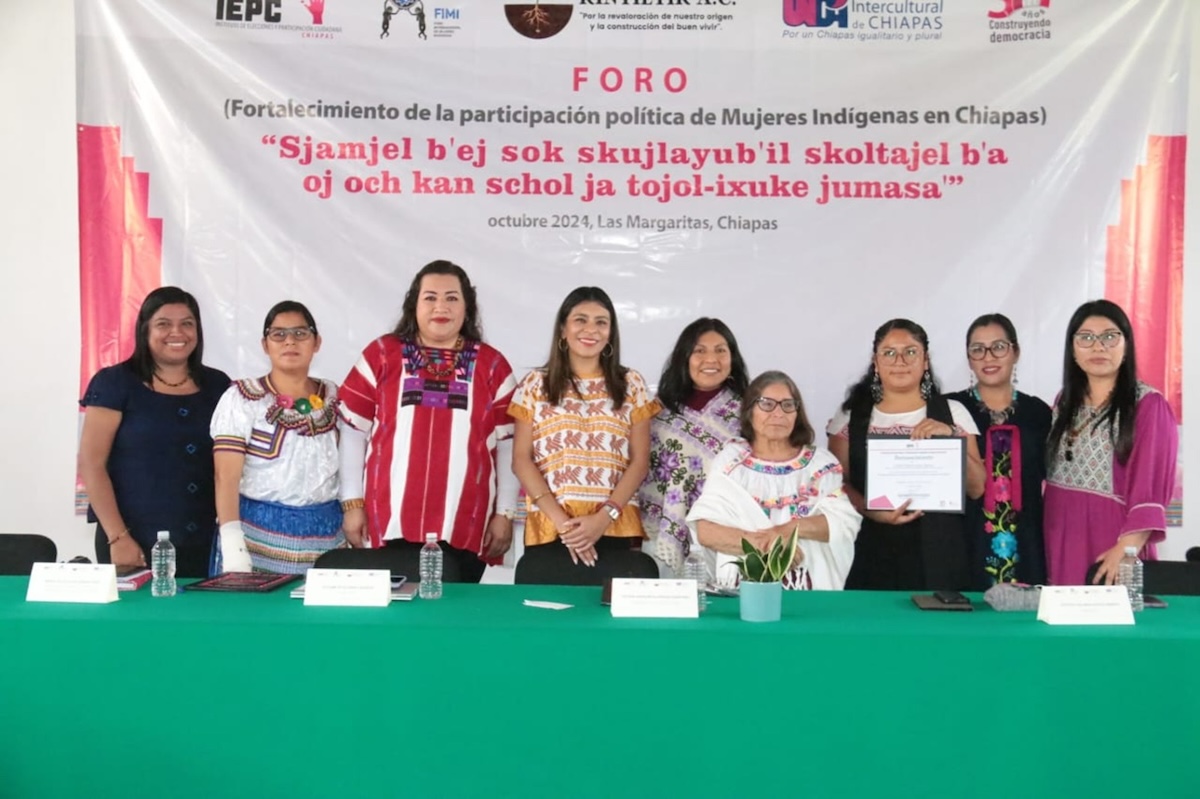 Realizan IEPC Y Kintiltik AC, el Foro: Fortalecimiento de la participación política de Mujeres Indígenas en Chiapas