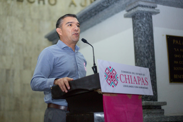 Congreso de Chiapas se suma a la lucha contra el cáncer de mama