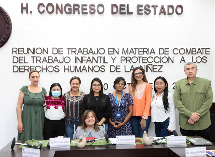 Combate al trabajo infantil y protección de los derechos humanos, prioridad del Congreso