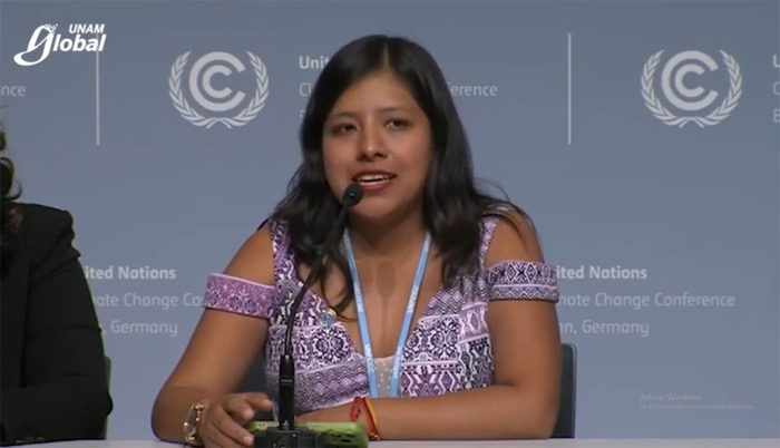 Joven zapoteca representará a México en la conferencia de la ONU sobre cambio climático