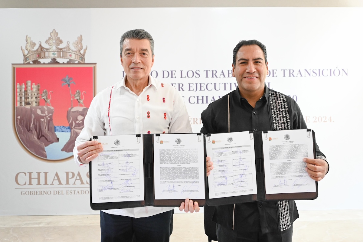 Inicia la transición del Poder Ejecutivo en Chiapas