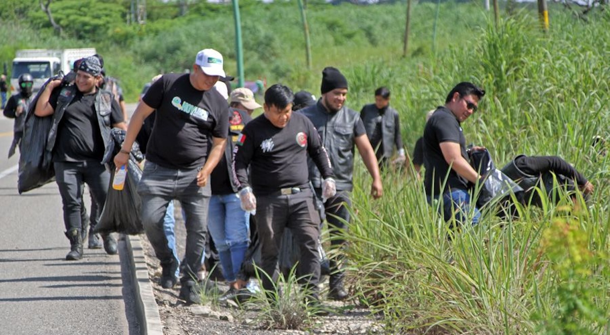 Moto Grupos, Clubes, Asociación e Independientes participan en la 4ª. Edición “Hoy Limpio Mi Carretera”